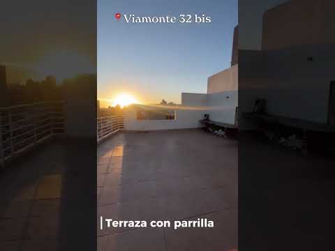 1-BEDROOM APARTMENT FOR SALE, FACING THE STREET AND WITH A TERRACE AND BARBECUE AREA, VIAMONTE 32 BIS, 6TH REPUBLIC