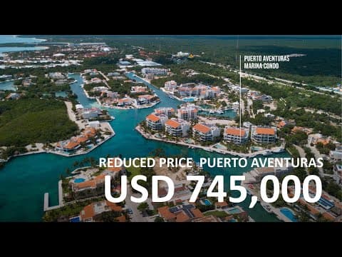 GRAN PENINSULA - 2-Bedroom Condo with Spacious Terrace, Private Jacuzzi, and Access to the Marina in Puerto Aventuras
