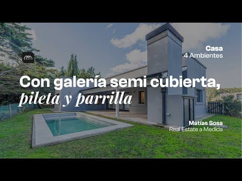 For Sale - House - 4 Rooms with Pool and Grill - Rumencó "Las Lomas"