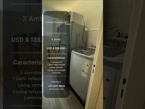 3-room apartment in Nuñez