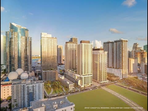 2-BEDROOM APARTMENT FOR SALE IN FLOW HOUSE - DOWNTOWN MIAMI
