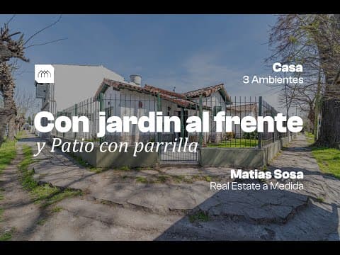 For Sale - 3-room house with a patio - Regional Area - Eligible for a mortgage