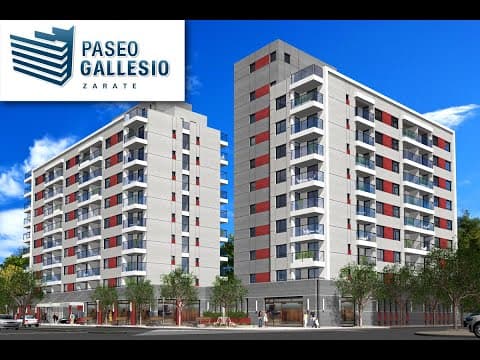 1-bedroom apartment. Brand new. Paseo Gallesio Building, Downtown Zárate