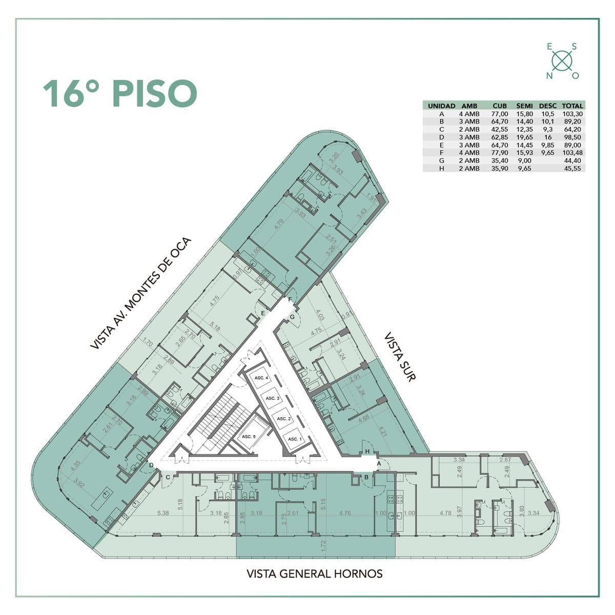 Brand-New 2-Room Apartment for Sale in Barracas