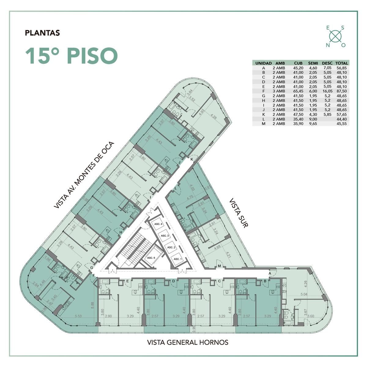 Brand-New 2-Room Apartment for Sale in Barracas