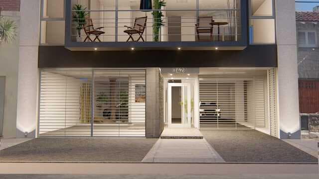 3-Room Apartment with Balcony, Ocean View, Double Garage, La Perla—Brand New