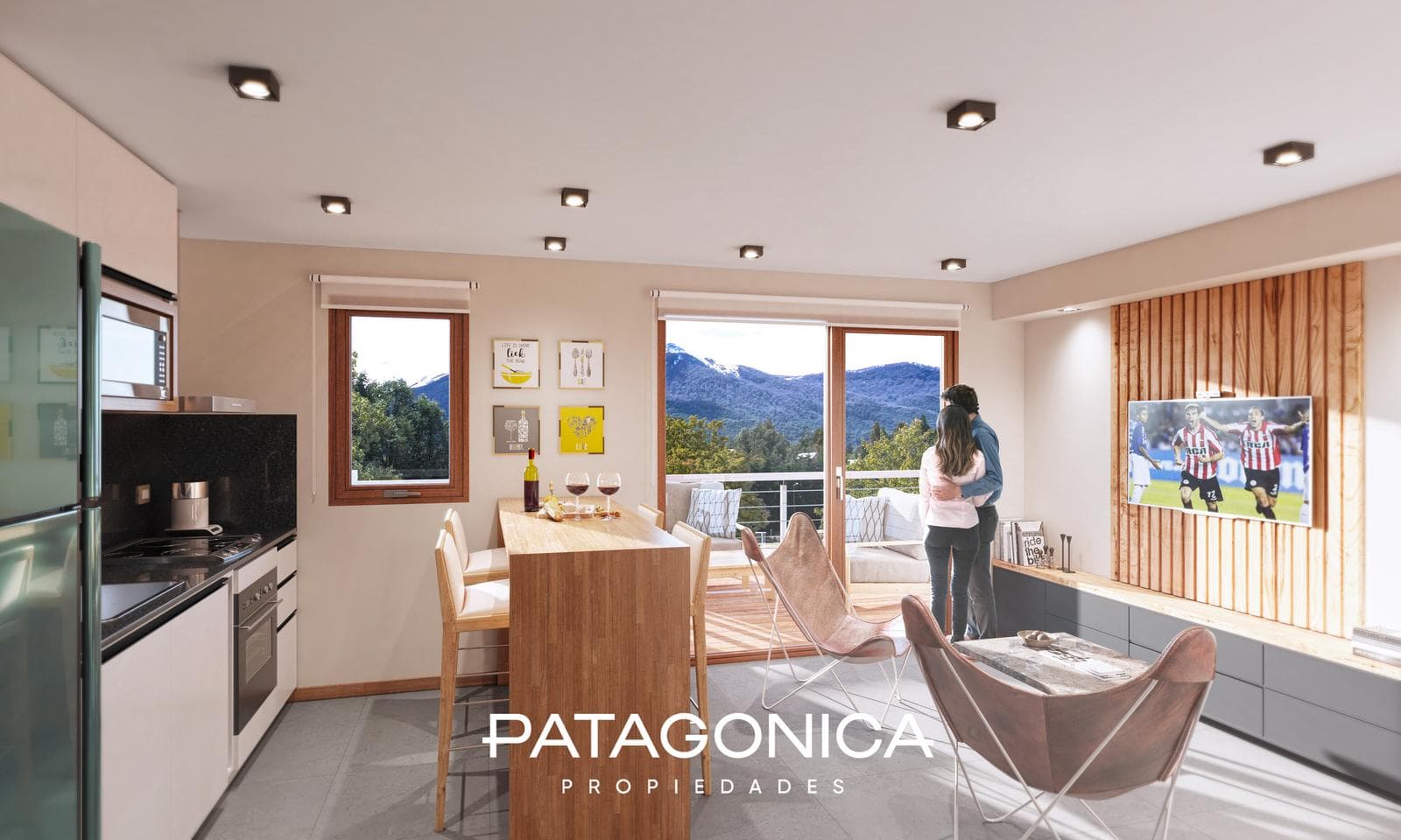 FOR SALE: 56-square-meter 1-bedroom apartment on the first floor in Domo II, Villa La Angostura