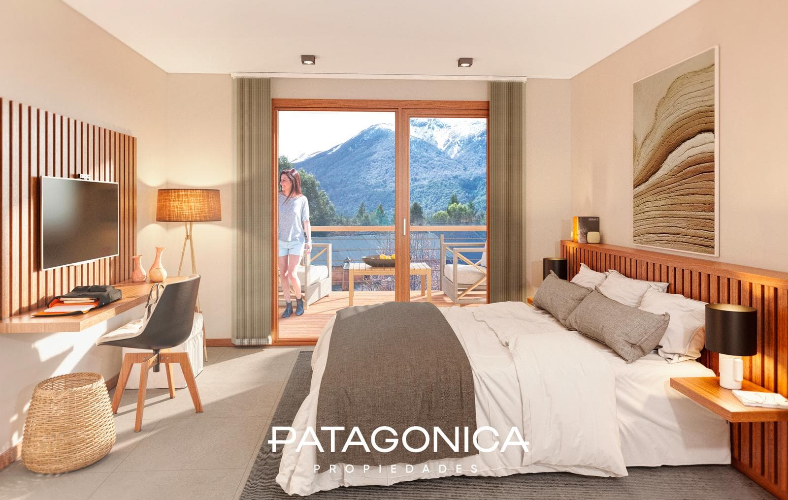 FOR SALE: 56-square-meter 1-bedroom apartment on the first floor in Domo II, Villa La Angostura