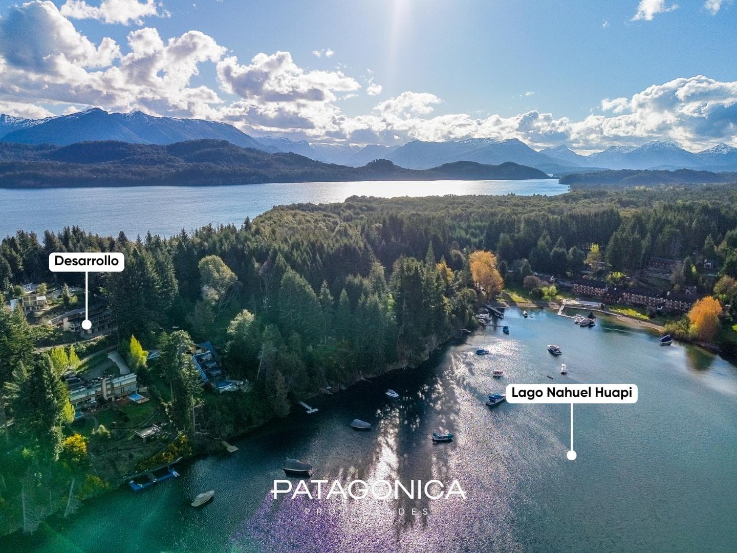 Brand-New Premium 6-Room Apartment with 3 Bedrooms and a Lake View in Bahía Manzano, Villa La Angostura