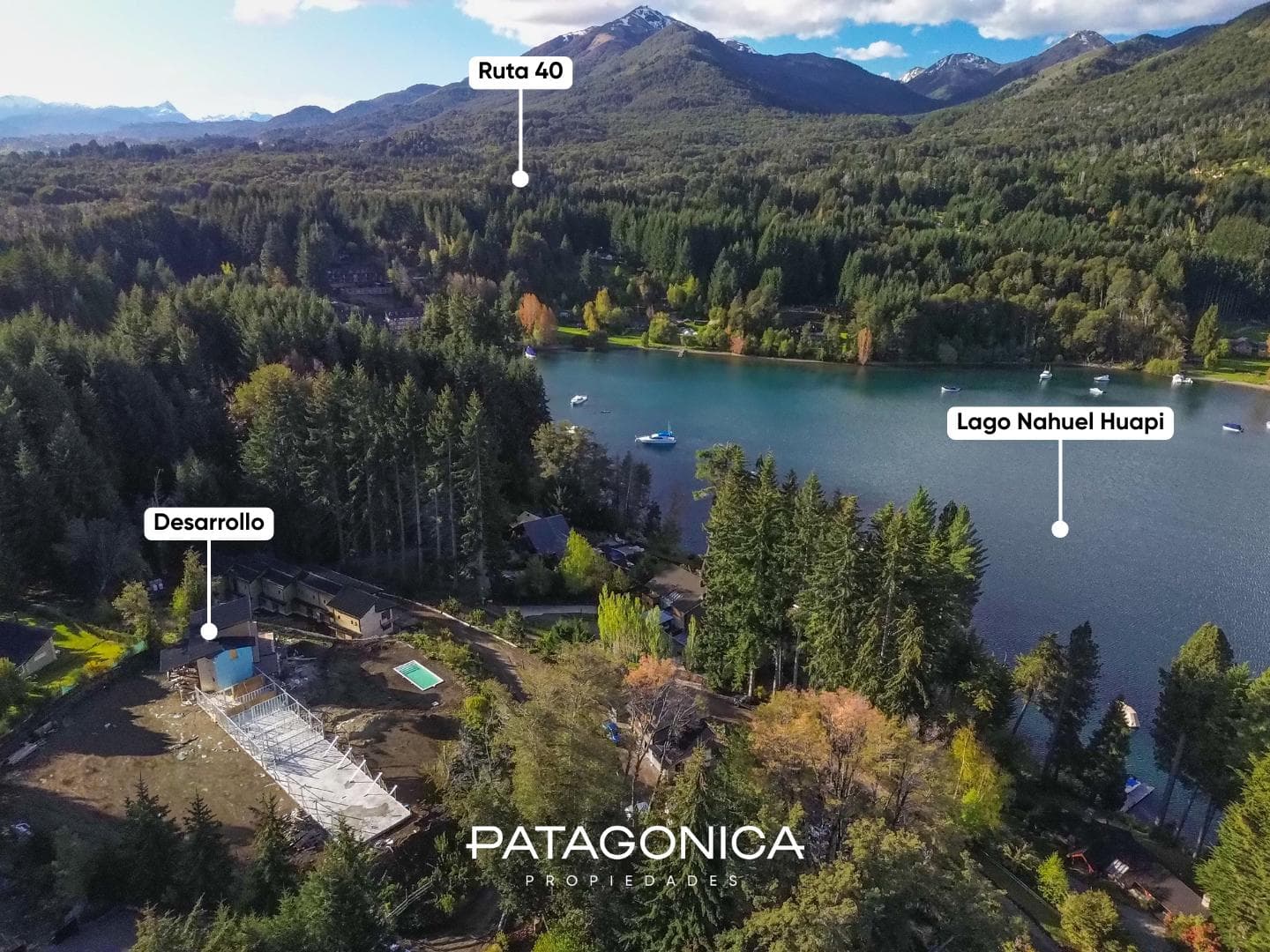 Brand-New Premium 6-Room Apartment with 3 Bedrooms and a Lake View in Bahía Manzano, Villa La Angostura