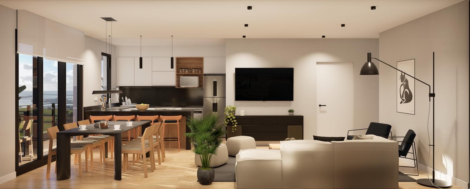 Departamento en Playa Grande