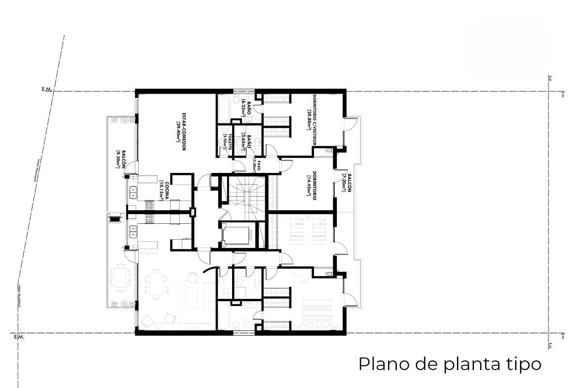 Departamento en Punta Mogotes
