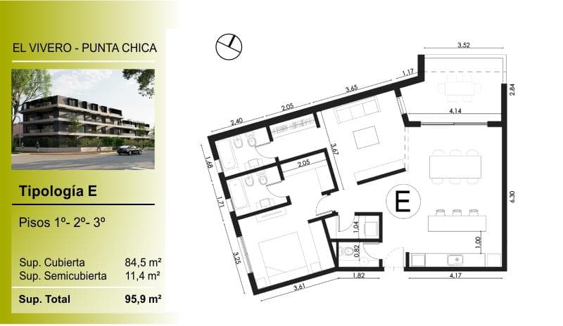 For Sale in Pozo, Development in Punta Chica, San Fernando. 4-room "B" Apartments—FINANCING AVAILABLE