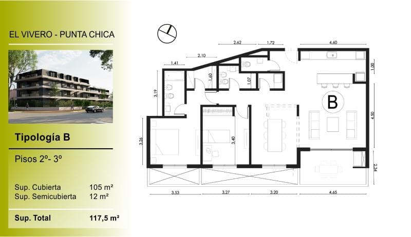 For Sale in Pozo, Development in Punta Chica, San Fernando. 4-room "B" Apartments—FINANCING AVAILABLE