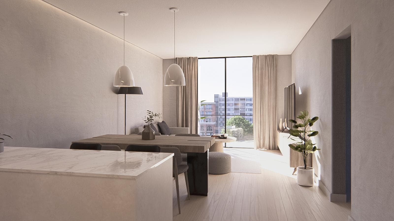 Three-room apartment in Almagro