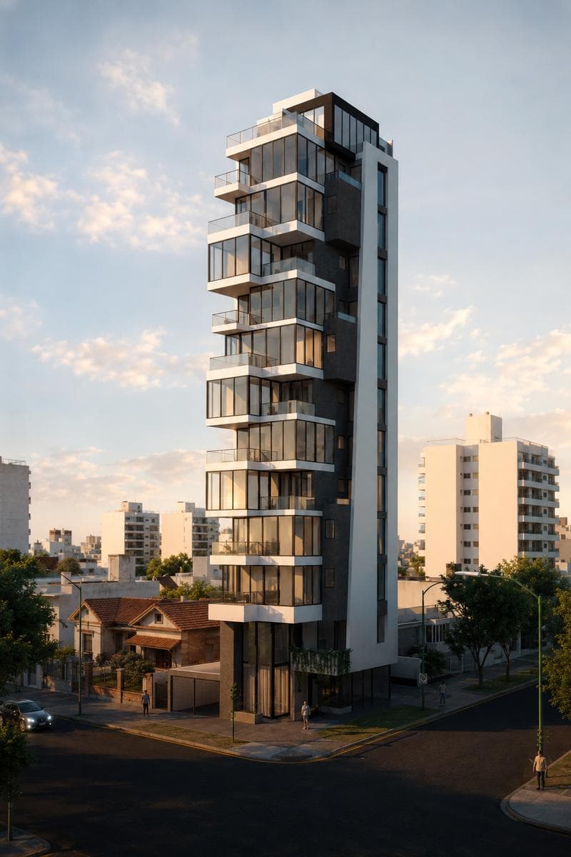 Duplex-style apartment with a private terrace