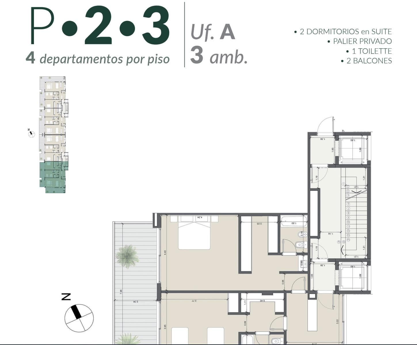 FINANCED 4-Bedroom Apartment - ESMERALDA Tower - Puerto Escondido, NORDELTA