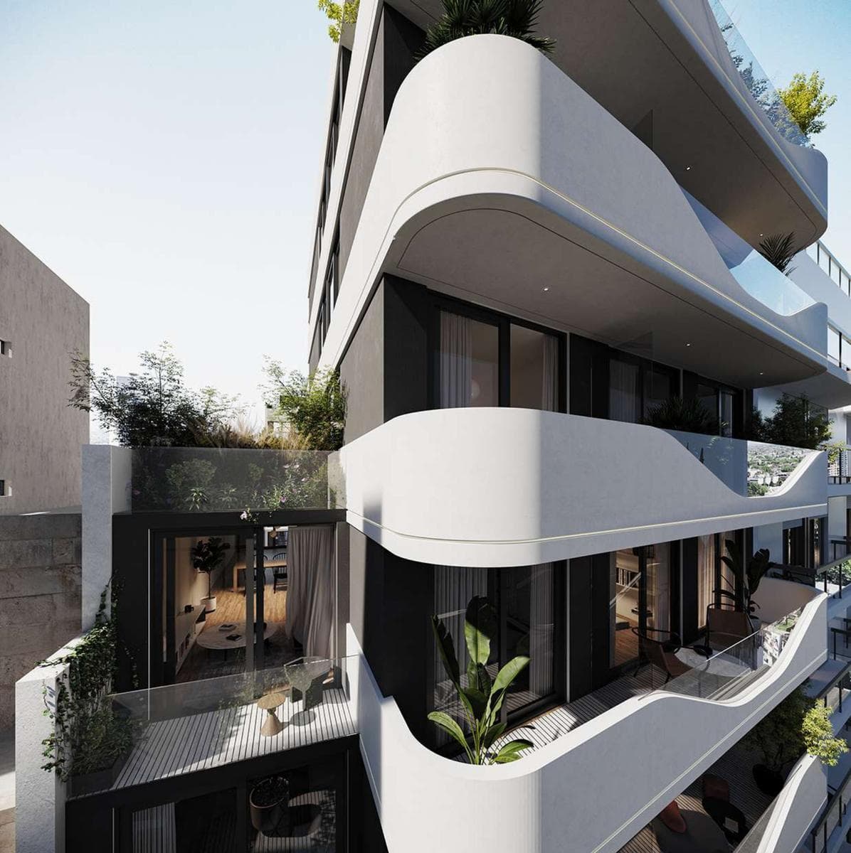 One-room apartment in Palermo with a balcony