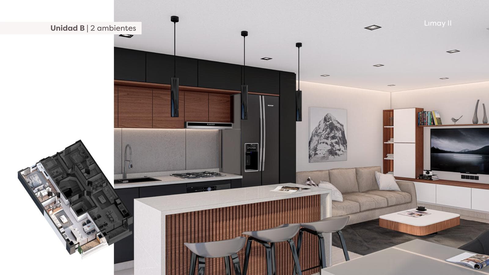 For Sale - Apartment - 3 Rooms - Güemes Area