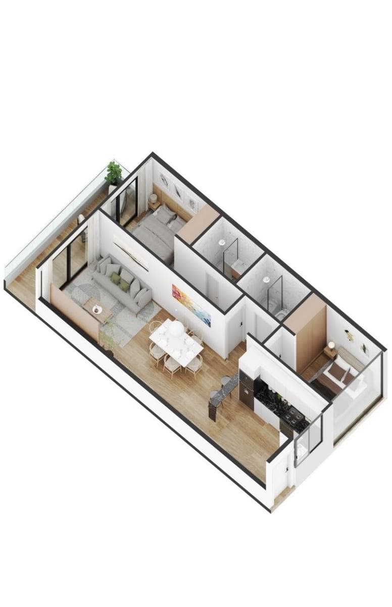 3-Bedroom Apartment in Pozo, Villa Urquiza