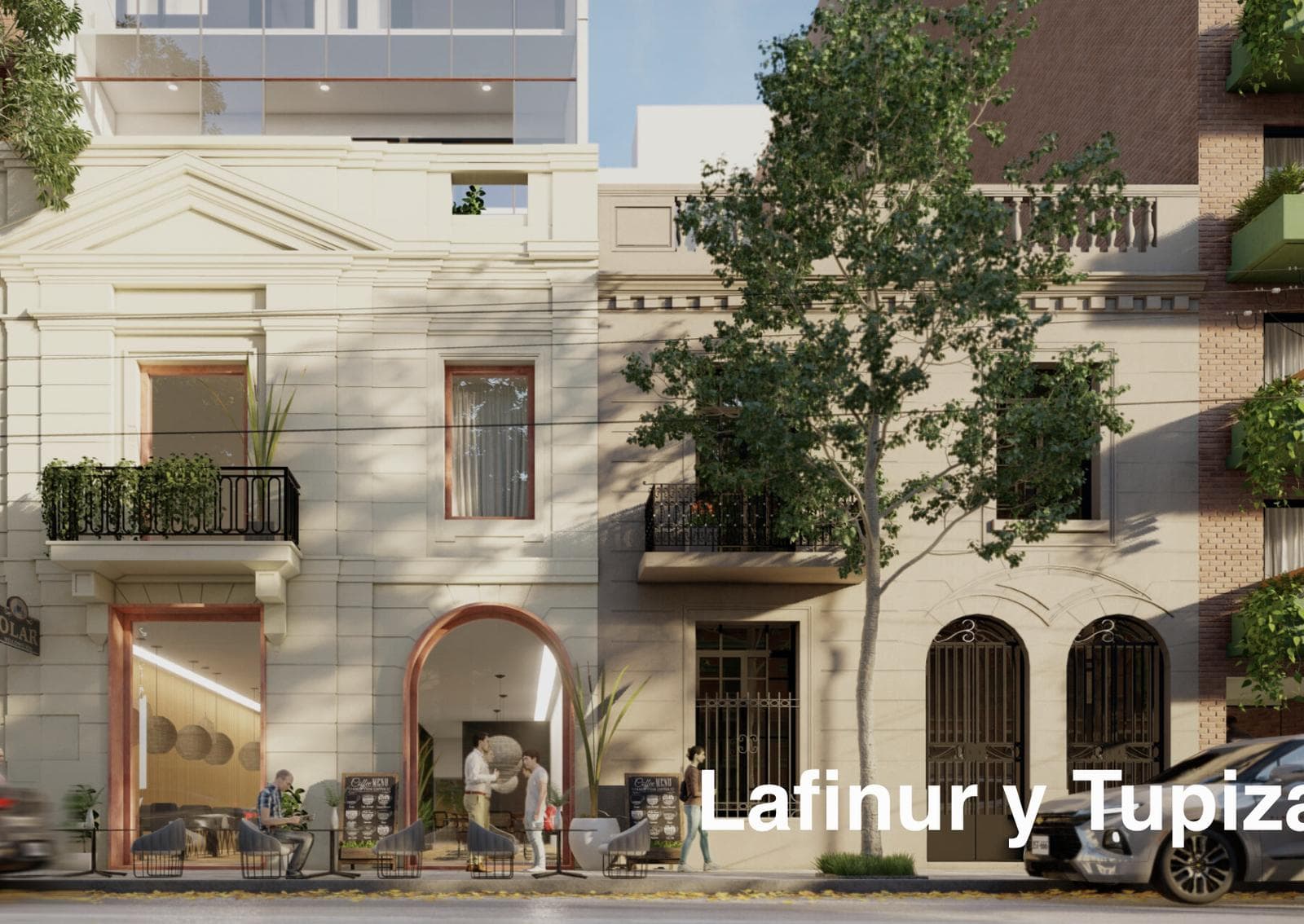 FINANCED: Lafinur and Tupiza Apartment for Sale - 2-room apartment facing the back of the building