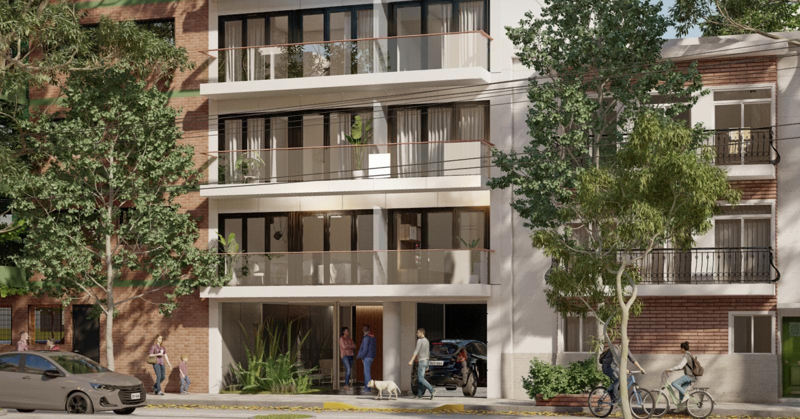 FINANCED: Lafinur and Tupiza Apartment for Sale - 2-room apartment facing the back of the building