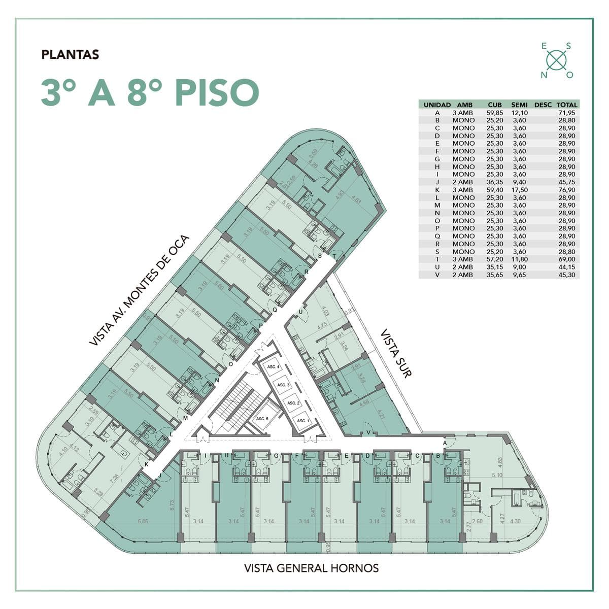 Brand-New 2-Room Apartment for Sale in Barracas
