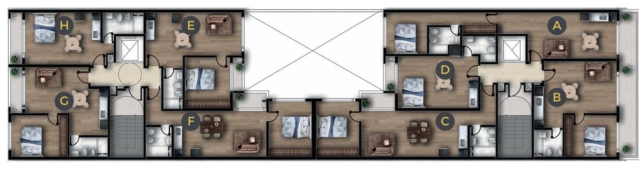 Departamento en venta 1 dormitorio en obra - Rosario Centro
