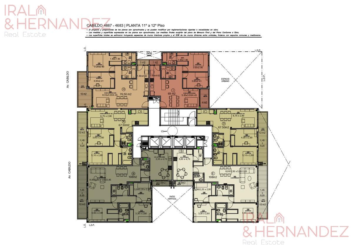 4-ROOM APARTMENT FOR SALE WITH LARGE BALCONY/TERRACE IN NUÑEZ - ALTOS DE NUÑEZ