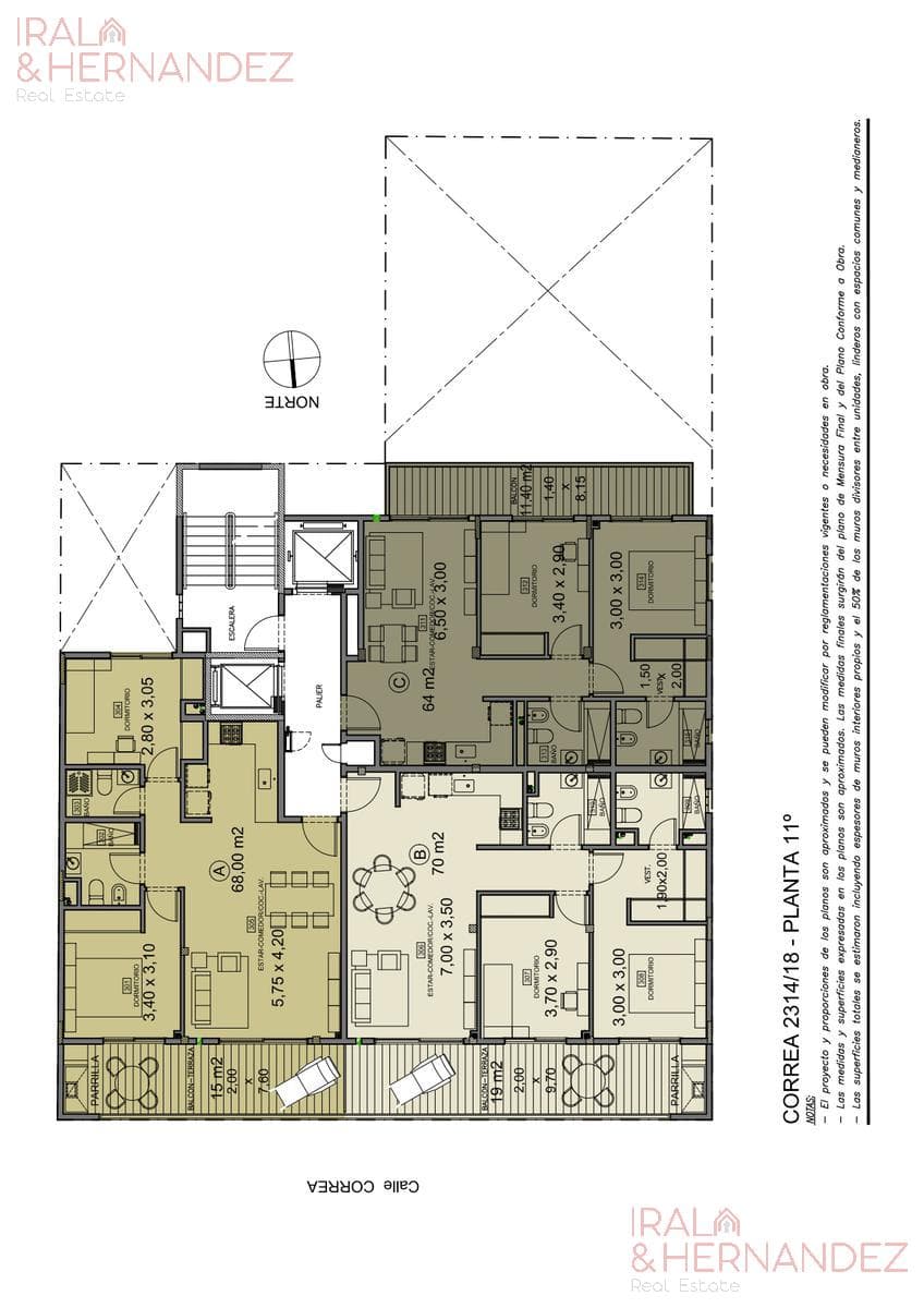 Venta Departamento 3 Ambientes en Construcción - Nuñez
