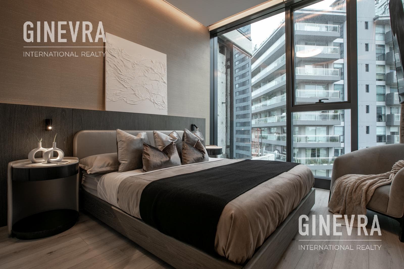 2-Room Apartment with Balcony on the 39th Floor with a View of the River - HARBOUR TOWER - Puerto Madero