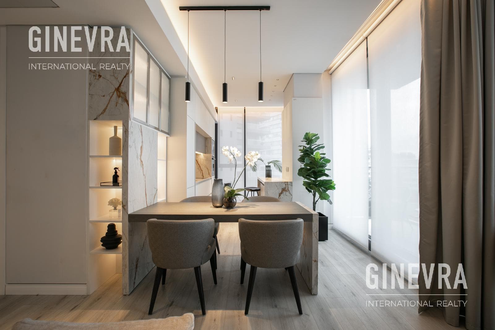 2-Room Apartment with Balcony on the 39th Floor with a View of the River - HARBOUR TOWER - Puerto Madero