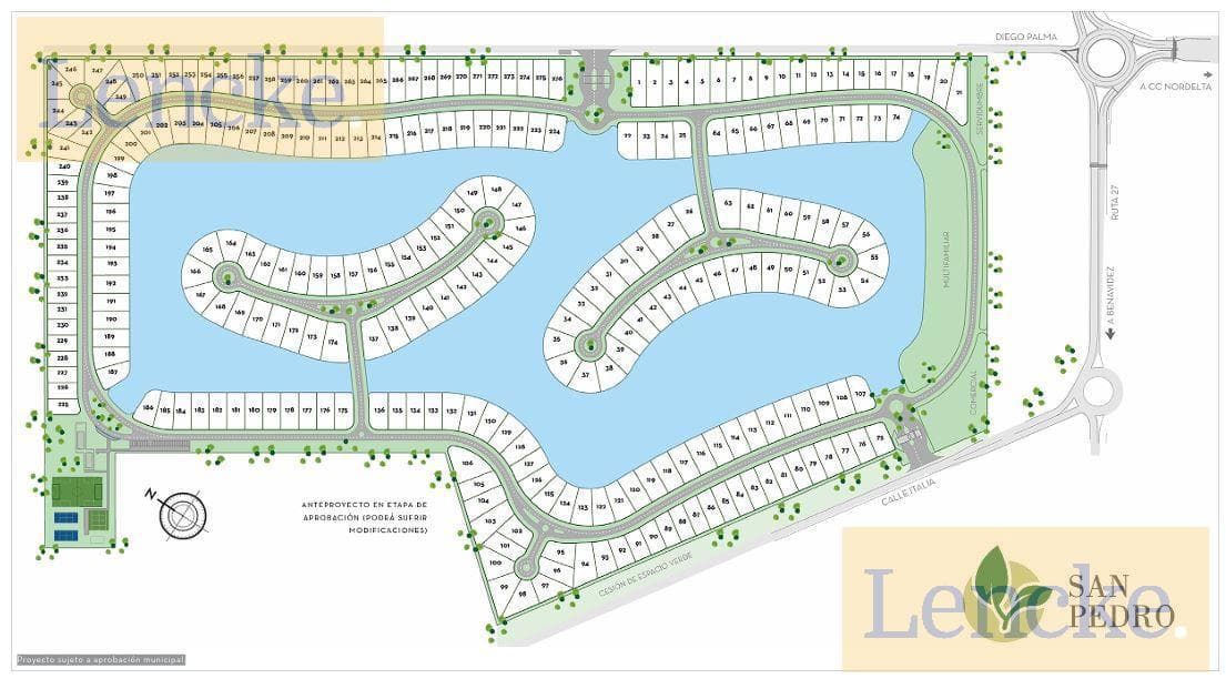 Land for Sale in the San Pedro Gated Community