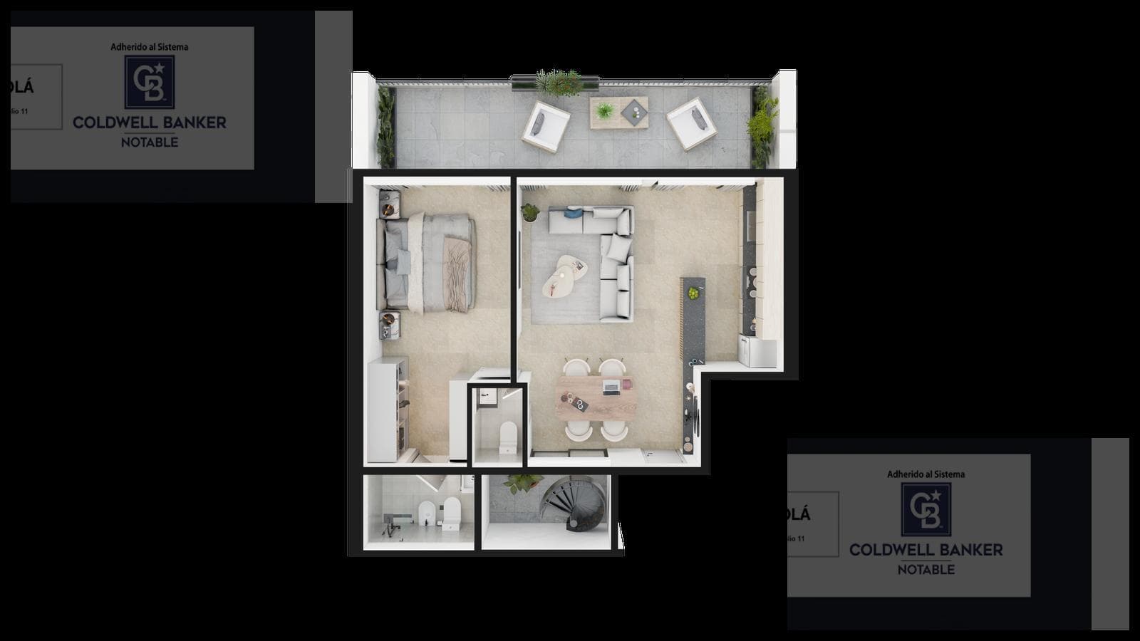 FOR SALE / 2-room apartment, 54 m², Artigas