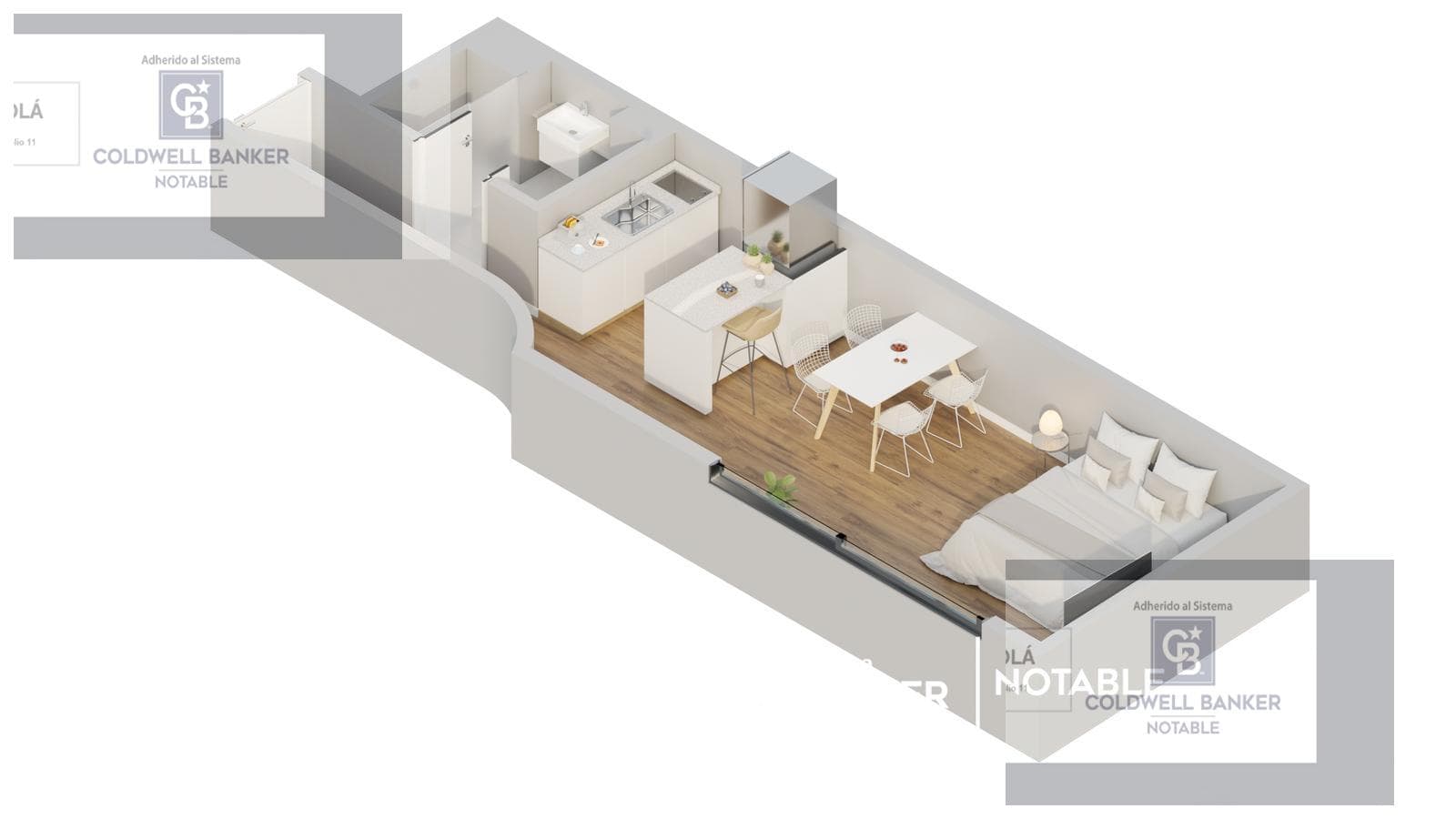 FOR SALE / 2-room apartment, 3rd floor, Belgrano, Aguilar 2483