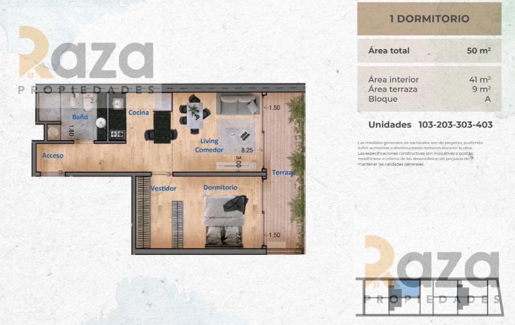 venta Apartamento 1 Dormitorio en Pocitos nuevo