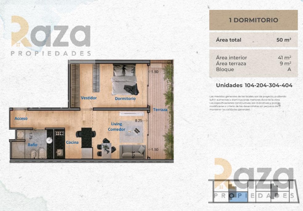 venta Apartamento 1 Dormitorio en Pocitos nuevo