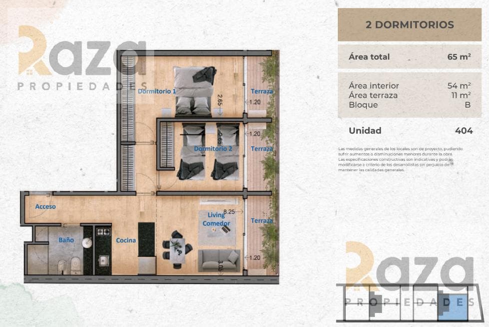 venta Apartamento 1 Dormitorio en Pocitos nuevo