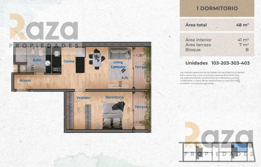 venta Apartamento 1 Dormitorio en Pocitos nuevo