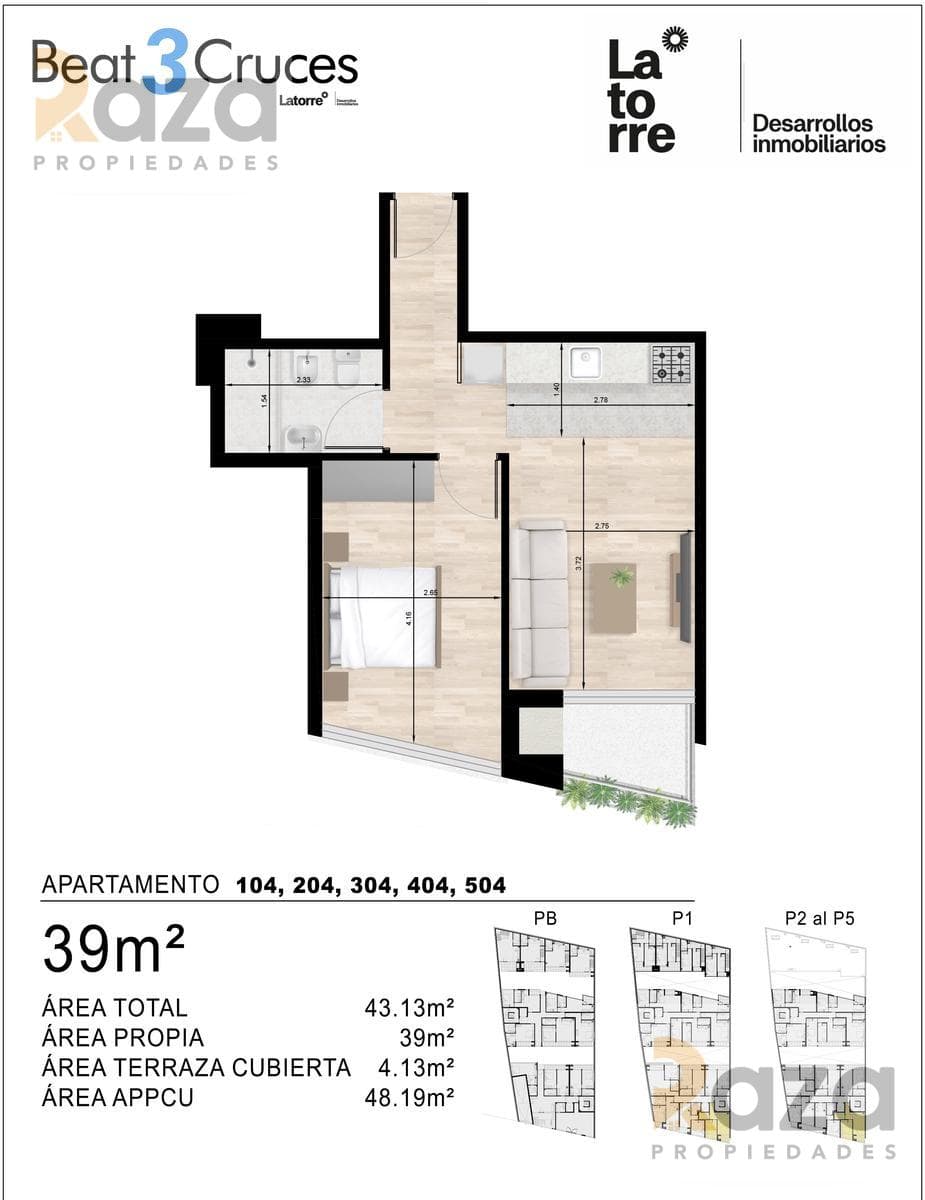 2-Bedroom Apartment for Sale in Tres Cruces