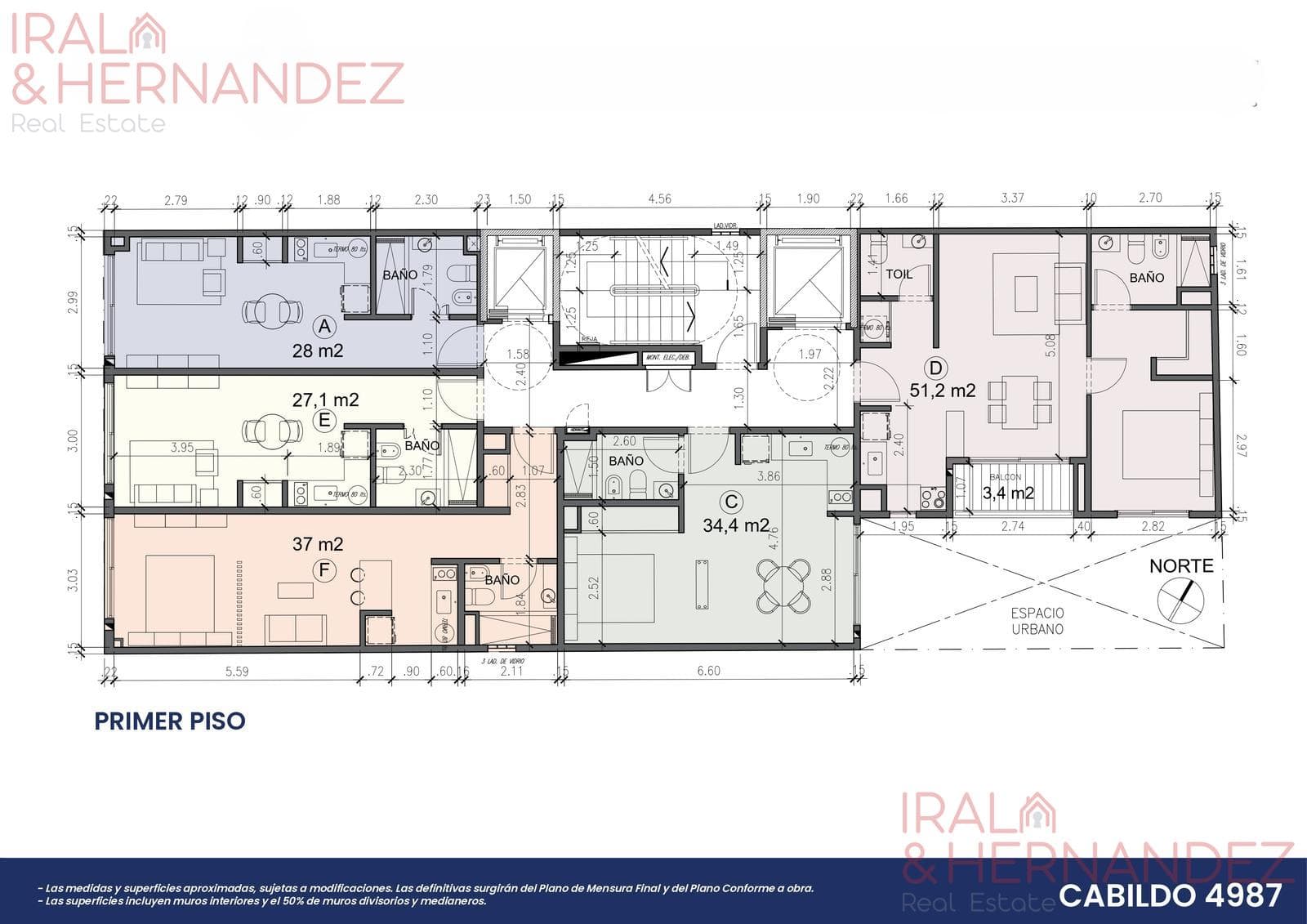 2-room apartment for sale (under construction) - Nuñez - Full amenities