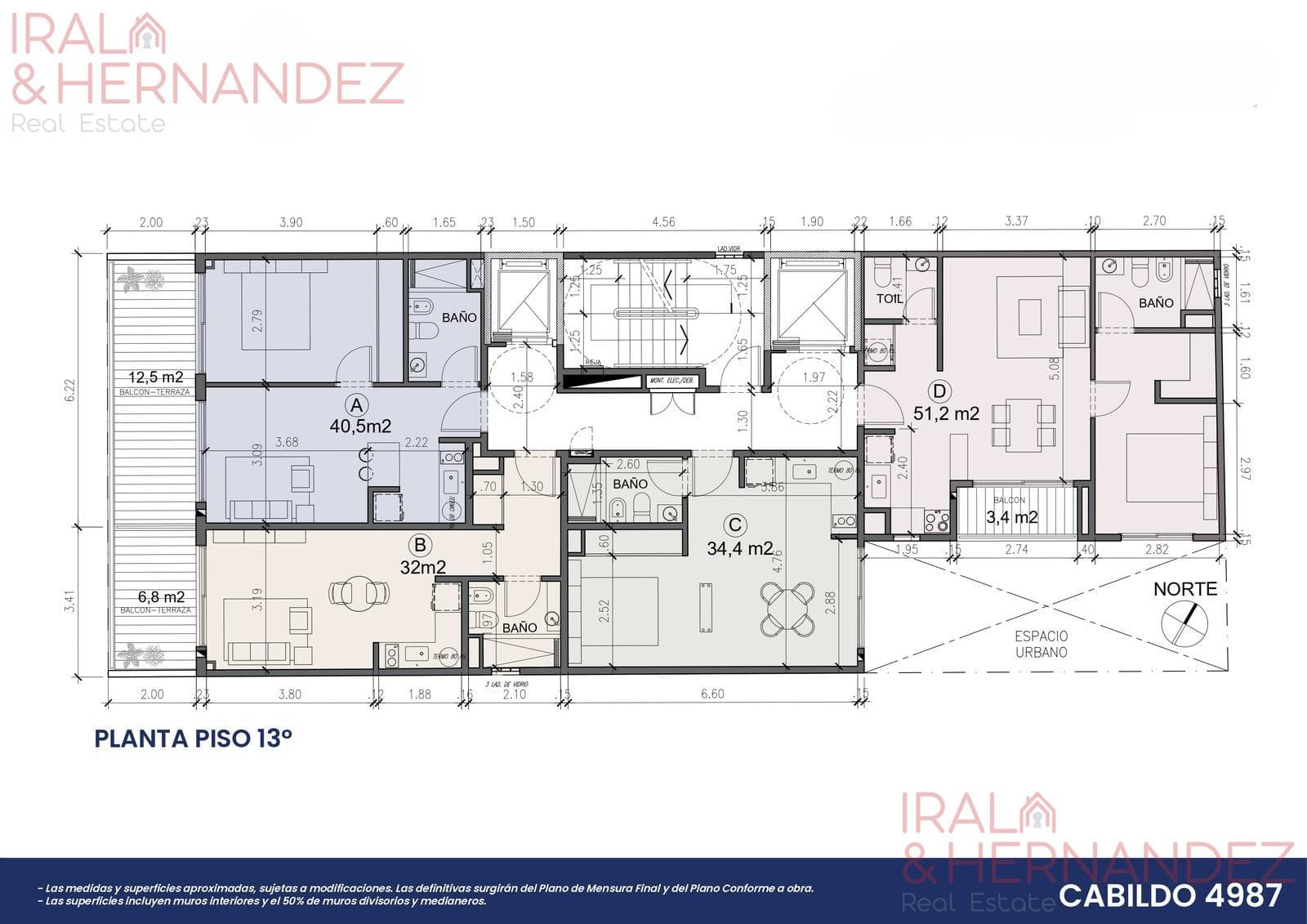 2-room apartment for sale (under construction) - Nuñez - Full amenities
