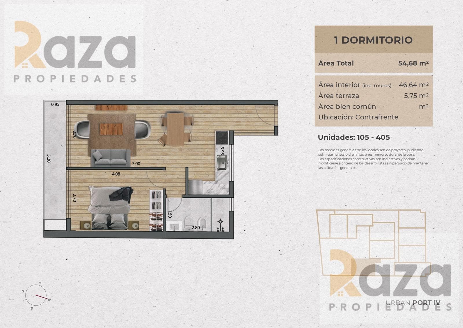 1-Bedroom Apartment for Sale in Pocitos
