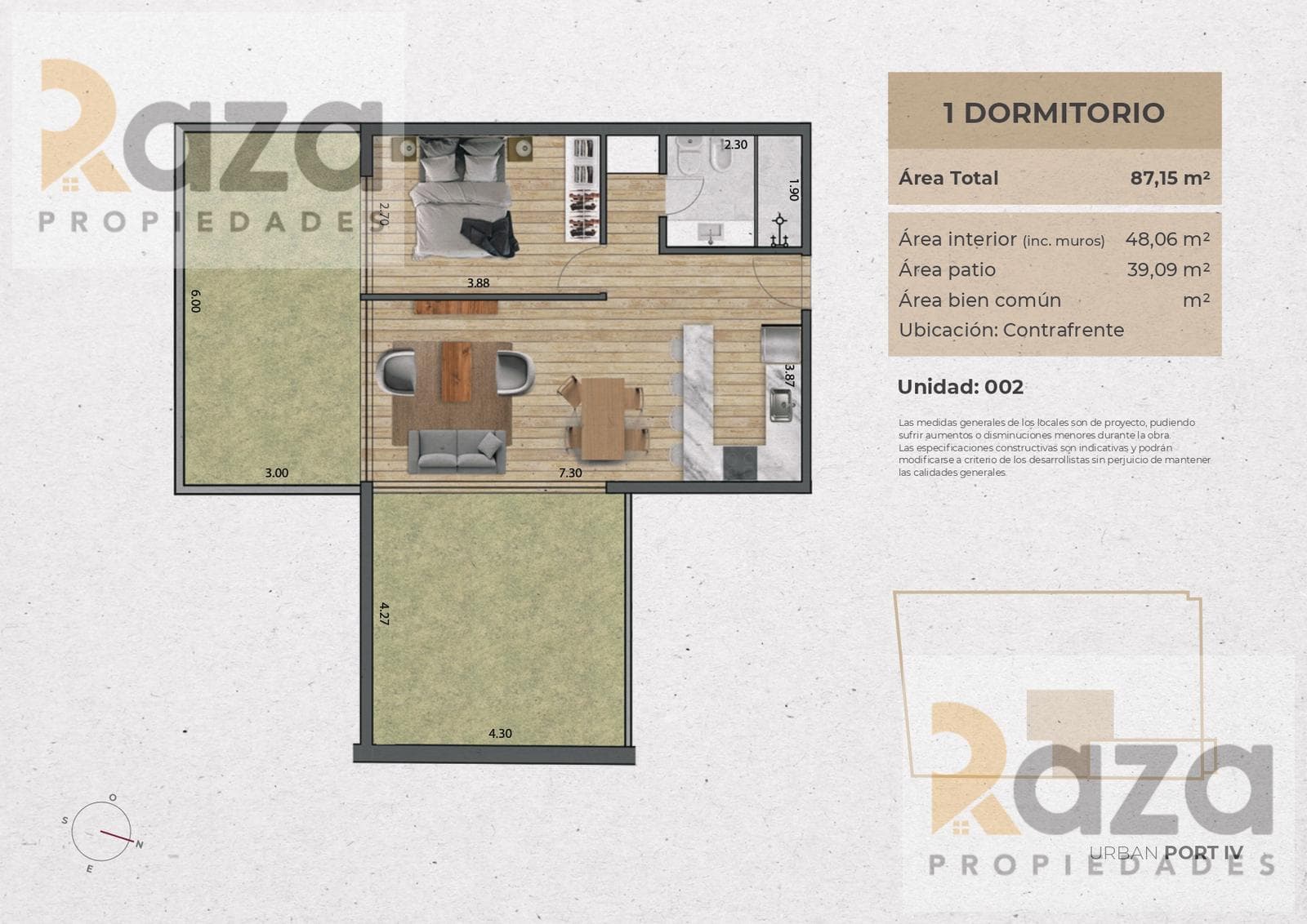 1-Bedroom Apartment for Sale in Pocitos