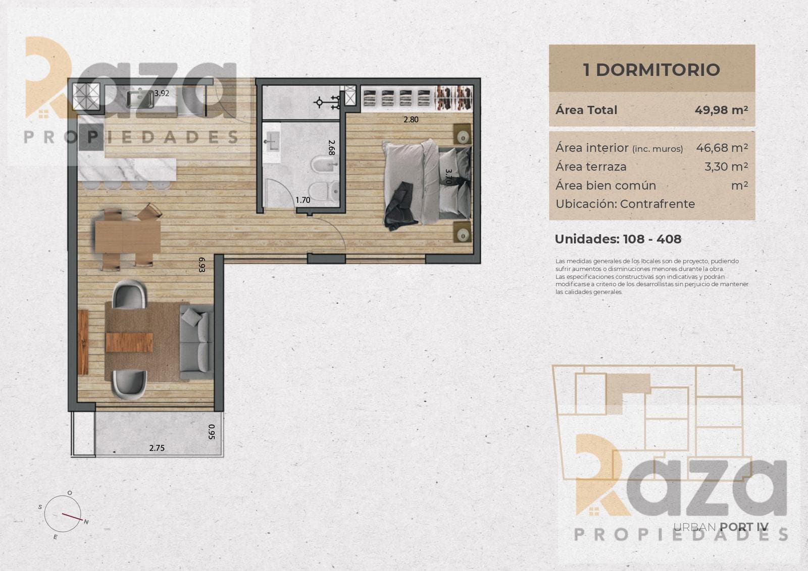 1-Bedroom Apartment for Sale in Pocitos