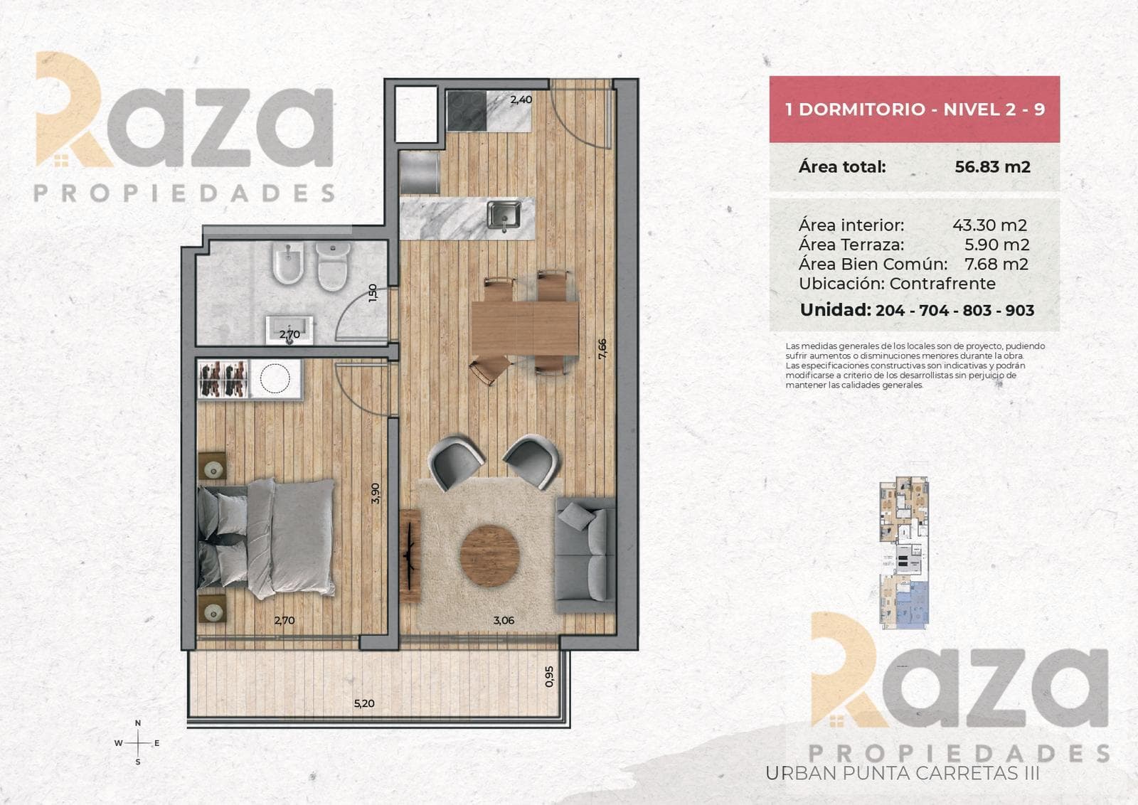 1-Bedroom Apartment for Sale in Punta Carretas
