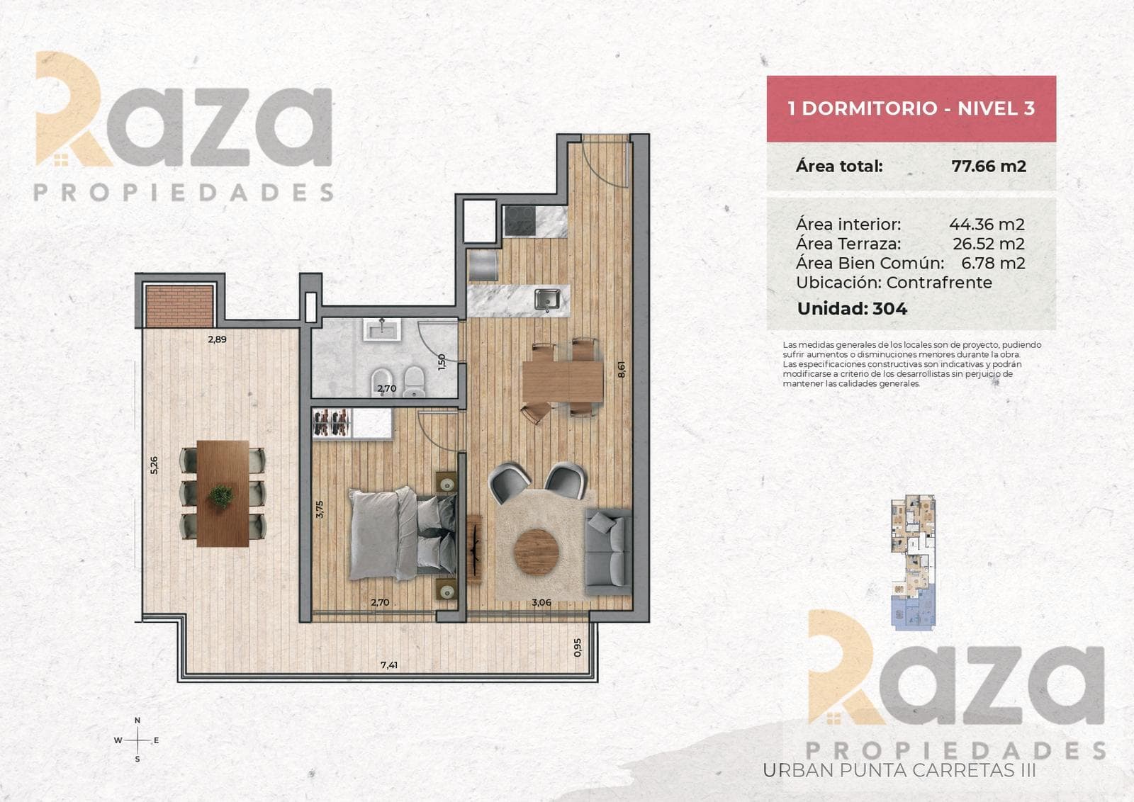 1-Bedroom Apartment for Sale in Punta Carretas