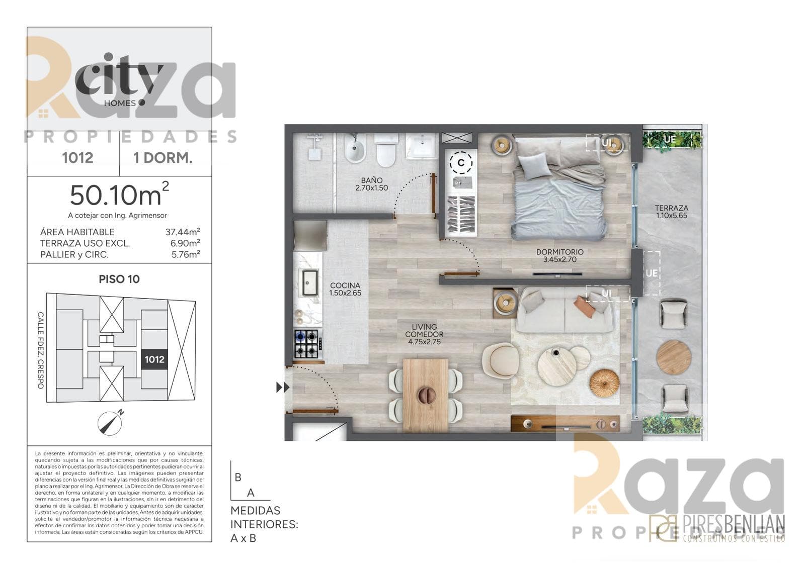 1-Bedroom Apartment for Sale in Cordón
