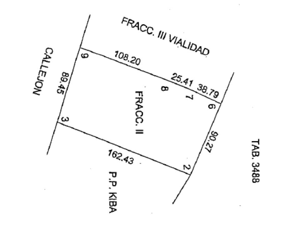 1.5-hectare plot of land next to Vegas del Mayab on the Chicxulub-Puerto Highway