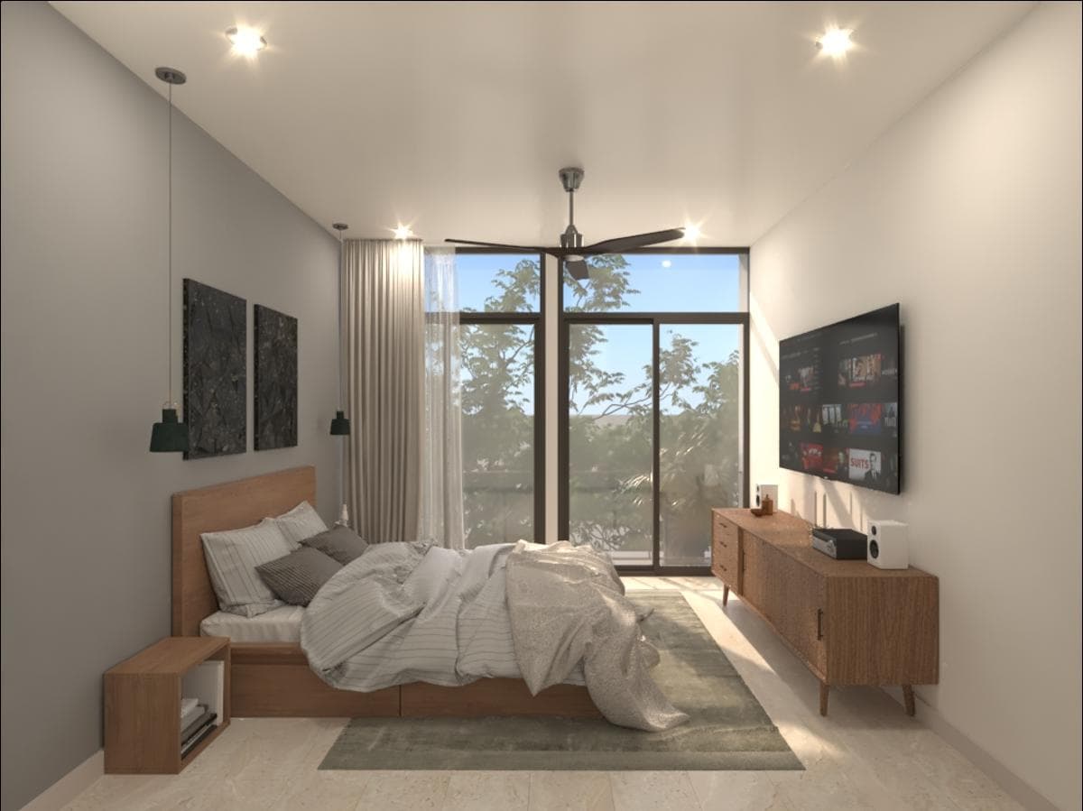 Apartment for sale with a studio and amenities in Mérida, Yucatán, in Temozón Norte.